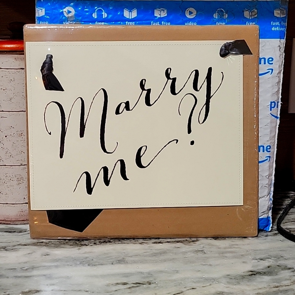 Marry Me Sign!